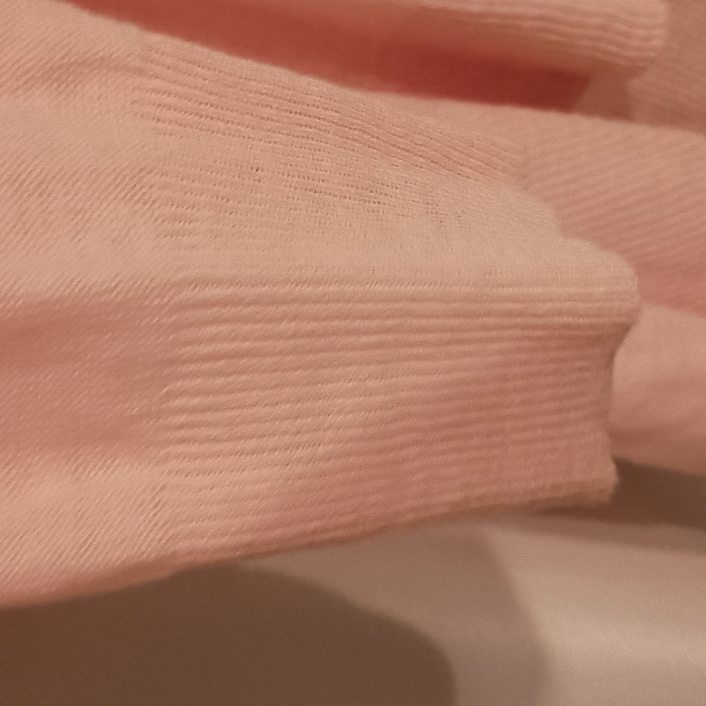 Donna Karan Knit Linen Pullover Size Medium Pink/Salmon - Picture 7 of 10